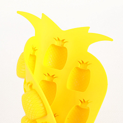 Форма для льда "Ананас" цвет ассорти (силиконовая)