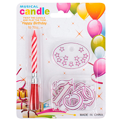 Свеча музыкальная "It`s my birthday" в наборе