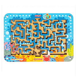 Лабиринт с шариками "Подводный мир"