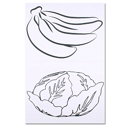 Раскраска  А4 "Овощи и фрукты"