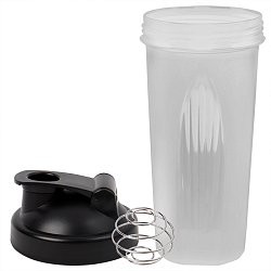Шейкер 600мл серый