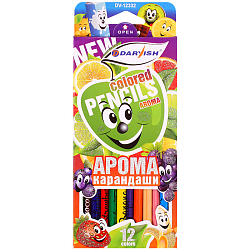 Карандаши 12цв "Darvish" ароматизированные (набор)