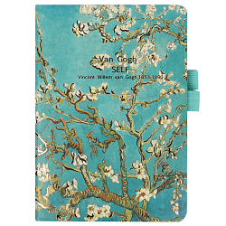 Блокнот 14,5*21см 80л  "Цветущий миндаль"