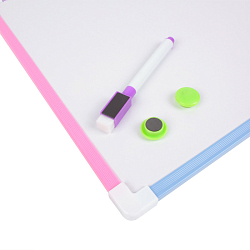 Доска для письма и рисования (39,5*30см+маркер+2магнита)