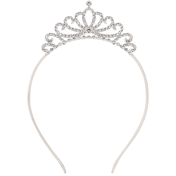 Ободок бежевый  для волос "диадема"