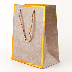 Пакет подарочный 18*23*10см "Darvish" ассорти цветной с золотой рамкой