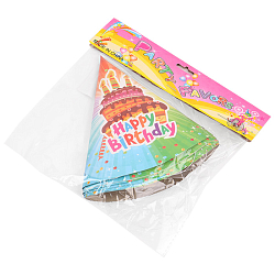 Праздничное украшение "Колпачок" h-16см 6шт/ уп (набор) ассорти