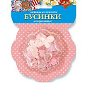 Бусинки декоративные "Розовый" в ПЭТ-упаковке