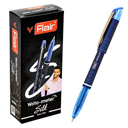 Ручка шар. синяя  "Flair" WRITO-METER Silk, длина линии 3 км.