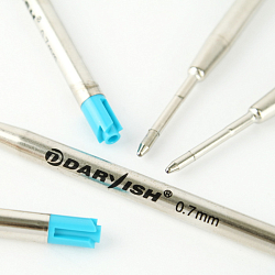 Стержень шар.  98мм синий объем. метал. "Darvish"