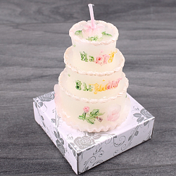 Свеча декор. парафиновая "Тортик" h5.5см