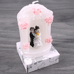 Свеча декор. парафиновая "Молодожены" h7см