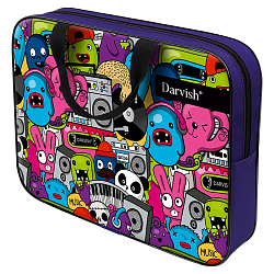 Папка детская с ручками ткань "Party"