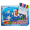 Раскраска многоразовая "Подводный мир" + 8 цв. маркеров