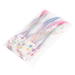 Заколка для волос 4 шт. в наборе (клик-клак с косичкой)