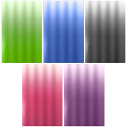 Шторка для ванной с кольцами 180*180см ассорти