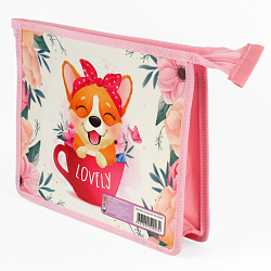 Папка  для тетрадей  А5 на молнии Любимый песик