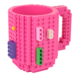 Кружка-конструктор 400мл розовая (УЦЕНКА)
