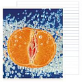 Тетрадь  80л лин. "Juicy fruits" обложка мел. картон