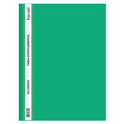 Папка-скоросшиватель А4 зелёная 120/180мкм