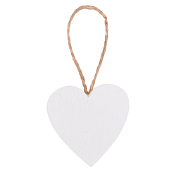 Подвески деревянные "Сердечки" 8 шт в наборе