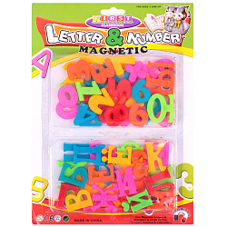 Магниты для доски "Буквы+цифры" (набор)