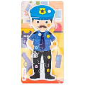 Вкладыш-пазл деревянный Police. Игрушка
