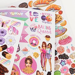 Раскраска на спирали "Кондитерская"