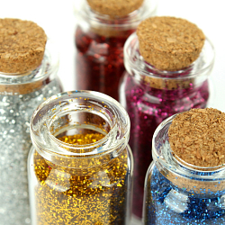 Декоративные блёстки 6 цветов  6шт (набор)