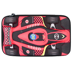 Пенал "3D CARS" 23,5*14*6см (красный)