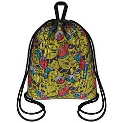 Сумка-мешок Дудлинг, 2 отделения 45х35х7 см