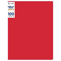 Папка 100 файлов 700мкм красная
