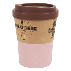 Ёмкость для мусора настольная розовая