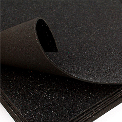 Набор пластичной замши с блёстками чёрная А4 10л (фоамиран)