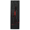 Пакет подарочный 12*39*9см "Darvish" бутылочный чёрный с рисунком голография ассорти