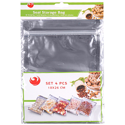 Пакеты ZIP-lock 18*26см в наборе 4 шт