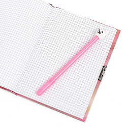 Блокнот 13,5*18 см 50л с замком "Собачка-принцесса" с ручкой