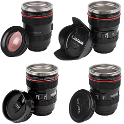 Кружка  "Объектив " 300мл (шейкер)