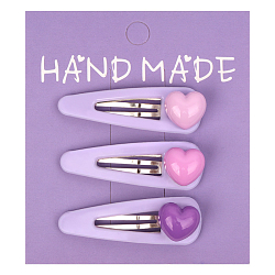 Заколка для волос 3 шт. в наборе (клик-клак)