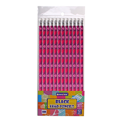 Карандаш  ч/г с ластиком "Darvish" корпус с рисунком сердечки