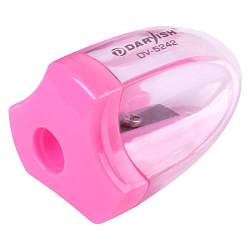 Точилка пласт. "Darvish" ассорти с контейнером