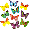 Декор "Бабочка" на магните  6см 10шт/уп (набор)