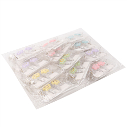 Заколка-краб для волос 2шт в наборе Цветочек