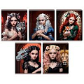 Тетрадь  96л кл. "Witches" обложка мел. картон, ламин.