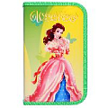 Пенал  1отдел. 190*115мм Чудо-принцесса с откидной планкой