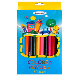 Карандаши 12цв "Darvish" толстые корпус шестигранный (набор)