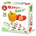 Игра настольная "Шурум-бурум" Найди половинку. Овощи ,фрукты.