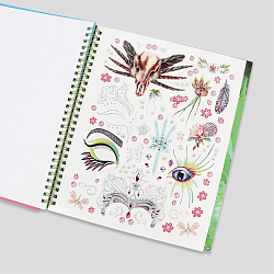 Раскраска с трафаретами на гребне