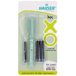 Ручка перьевая син. корпус ассорти INX XO HAUSER