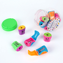 Точилка пласт. "Darvish" ассорти  в пластиковой банке